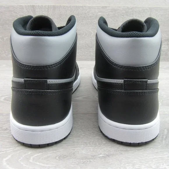 Air Jordan 1 Mid Shadow Red Black Shoes Men's Size 10.5 NEW - Picture 8 of 14